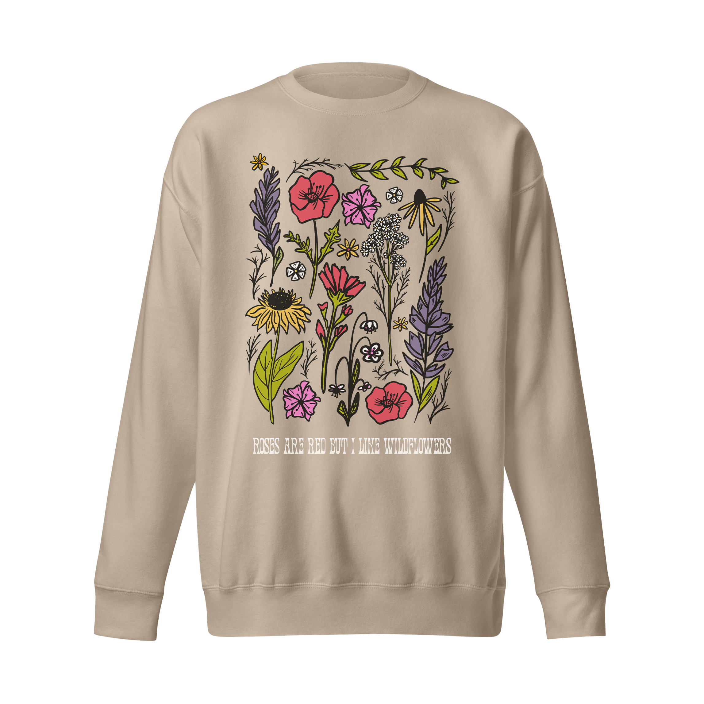 I Like Wildflowers Crewneck Sweatshirt