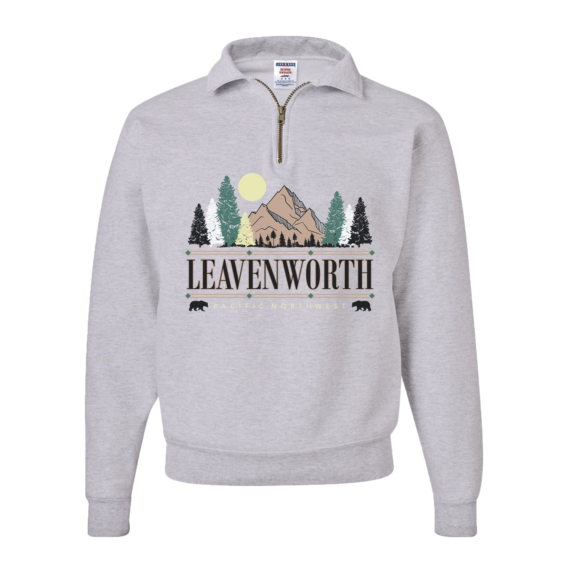 Leavenworth Black Bear Quarter Zip