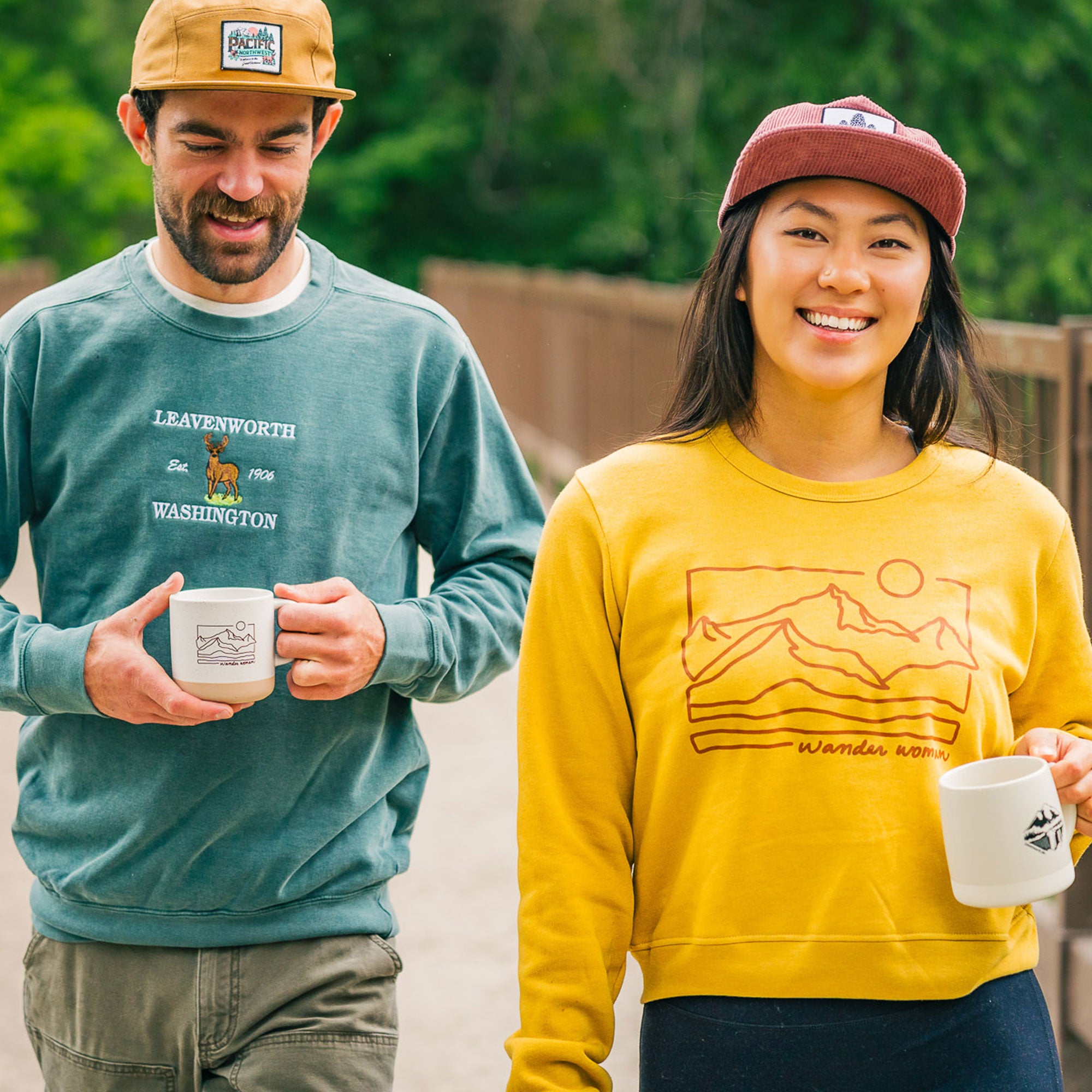 Wander Woman Ladies Cropped Crewneck