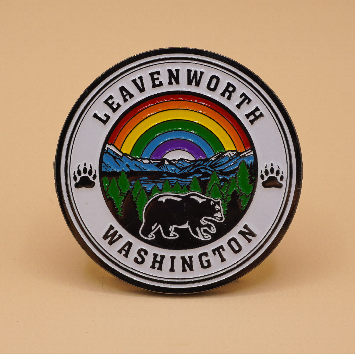 Leavenworth Washington Rainbow Magnet