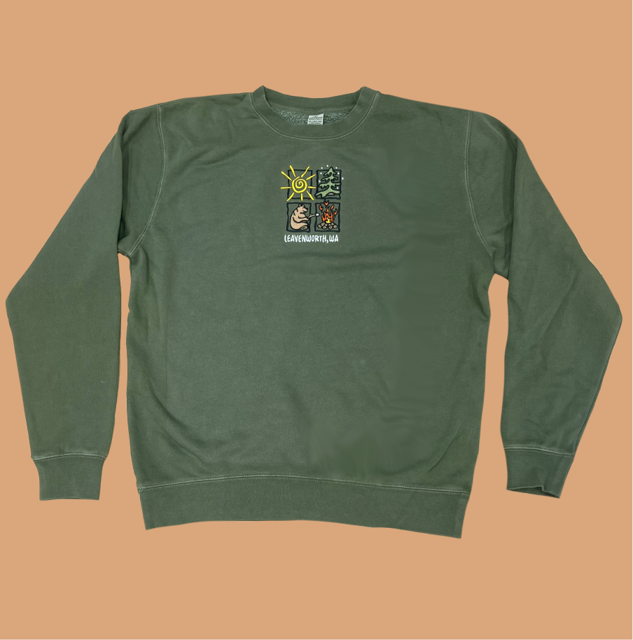 Leavenworth Bear Camp Crewneck
