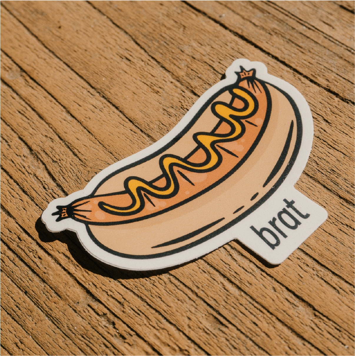 brat Bratwurst Sticker