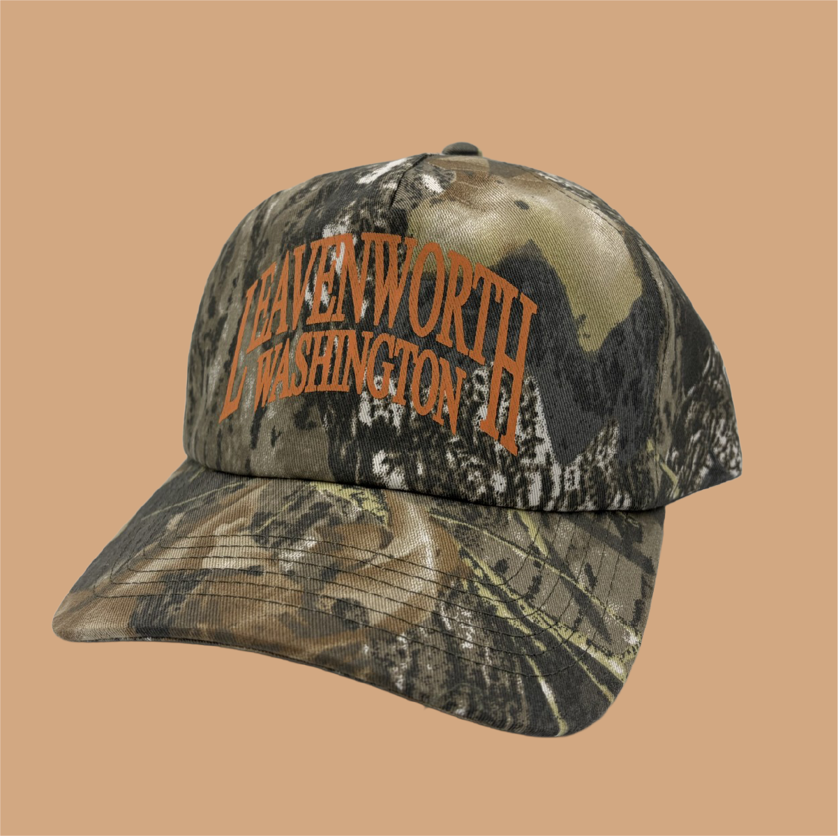 Leavenworth Washington Camo Outdoor Hat