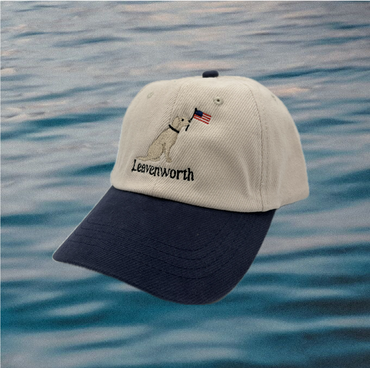 Embroidered Patriotic Pup Leavenworth Hat