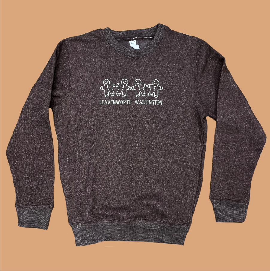 Leavenworth Washington Gingerbread Crewneck