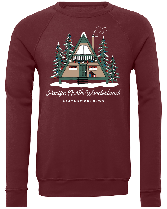 PNW Holiday A Frame Crewneck
