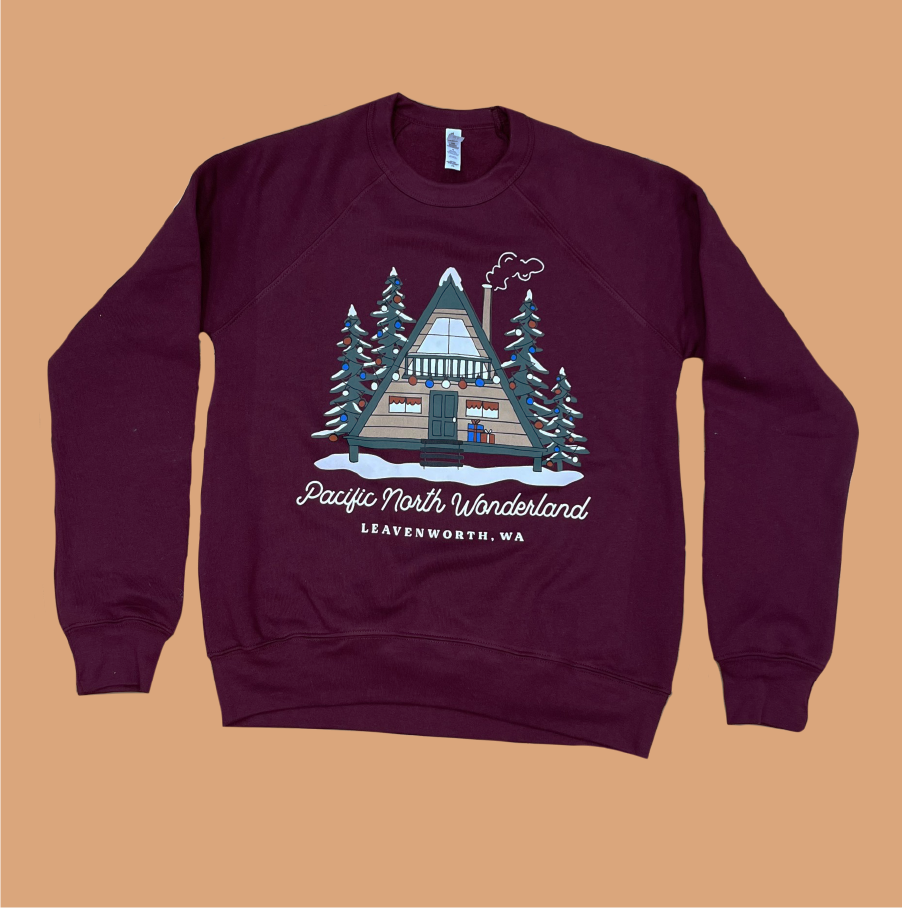 PNW Holiday A Frame Crewneck