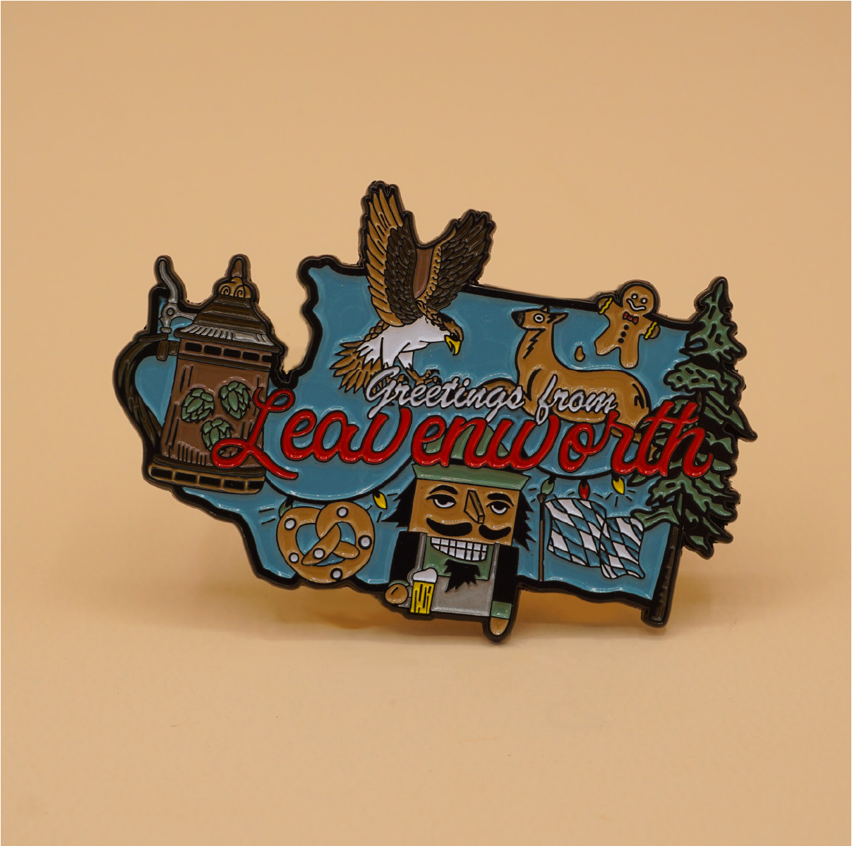 Leavenworth Washington Love Magnet