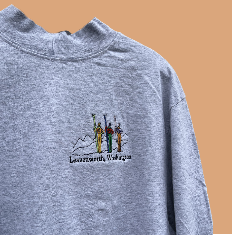 Leavenworth Ski Pals Mockneck Longsleeve