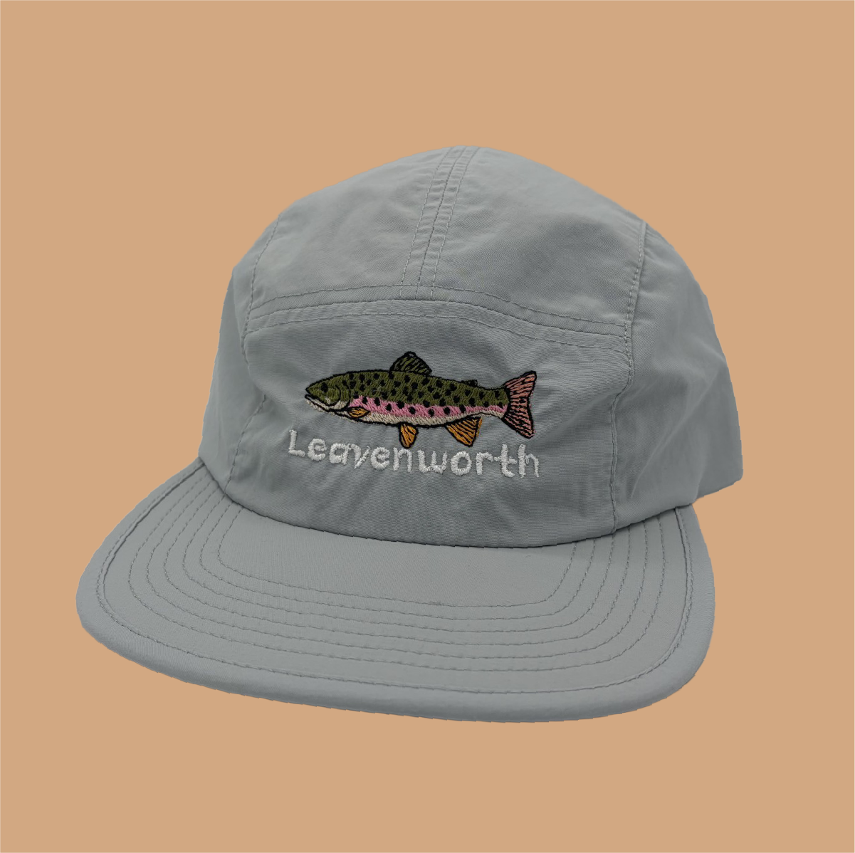 Leavenworth Trout Embroidered Smoke Hat
