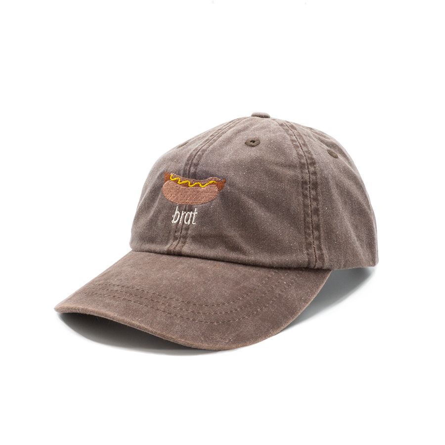 brat Bratwurst Brown Dad Hat