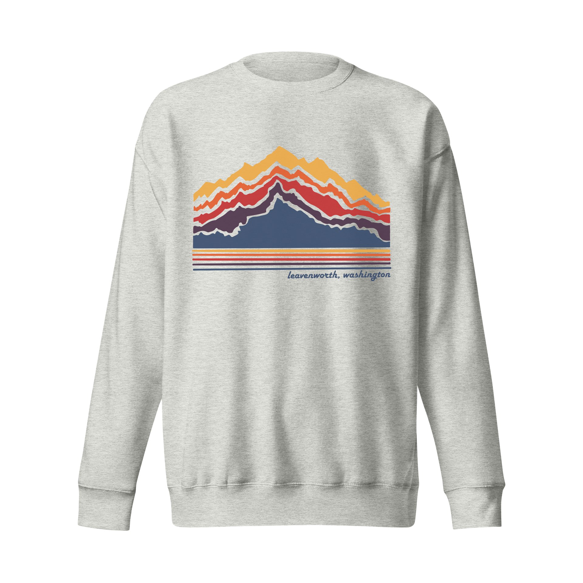 Retro Rainbow Crewneck Sweatshirt