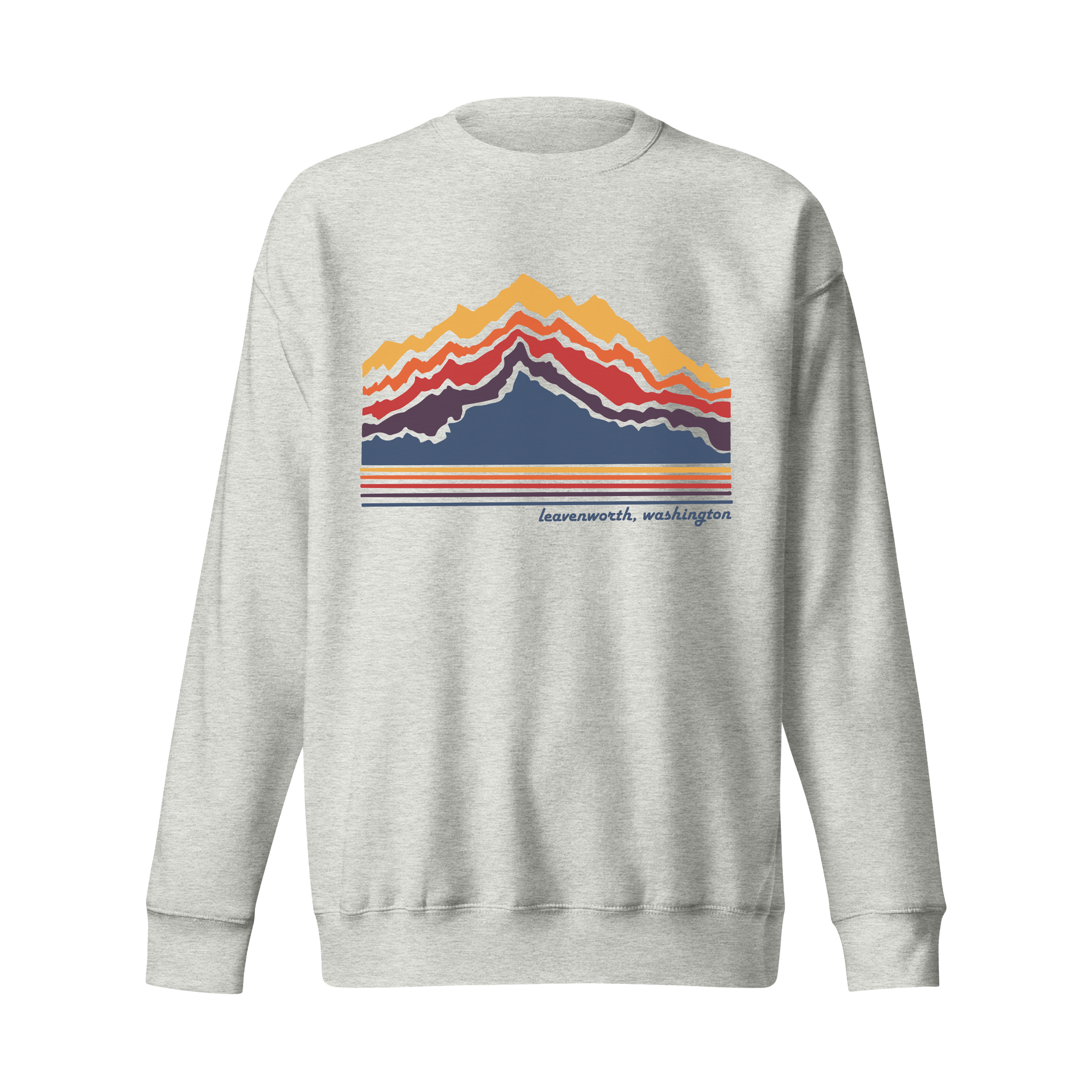 Retro Rainbow Crewneck Sweatshirt