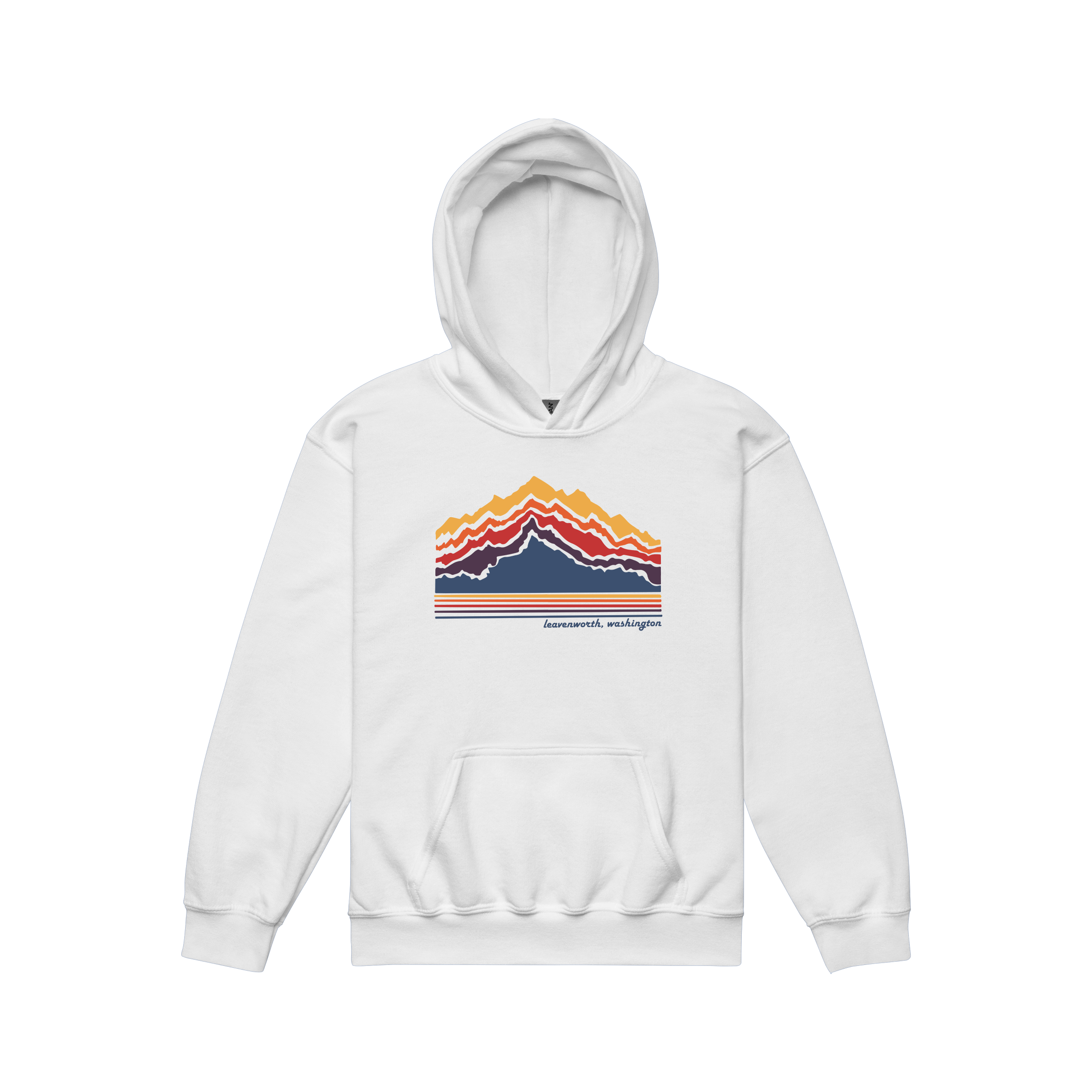 Retro Rainbow Youth Hoodie XS