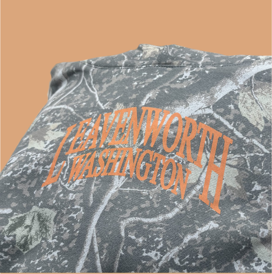 Leavenworth Heavyweight Camo Hoodie