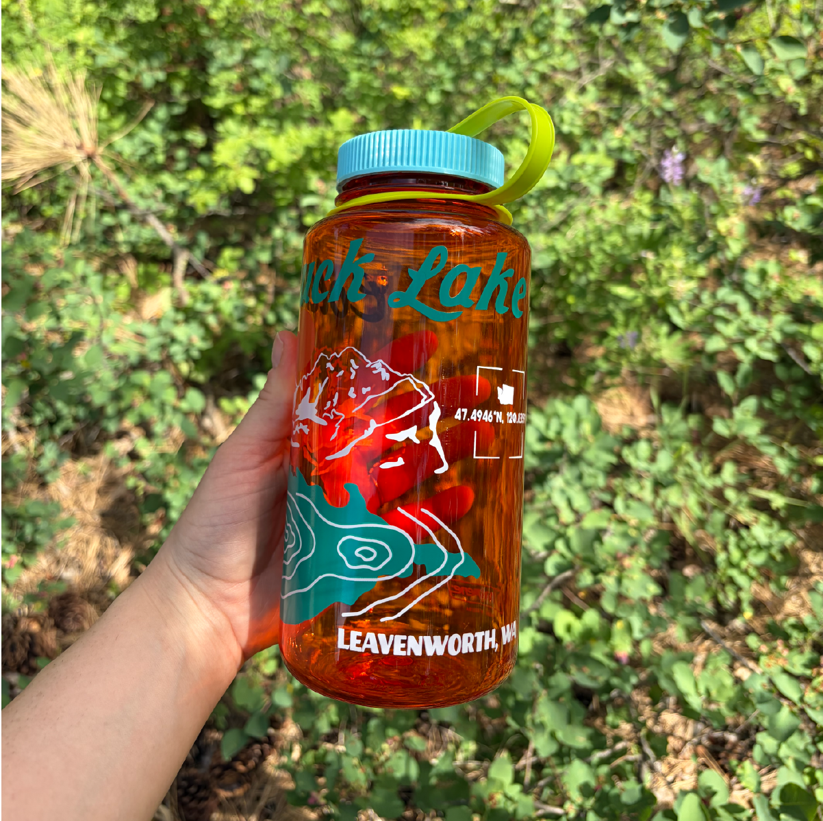 Colchuck Lake 32oz Wide Mouth Nalgene