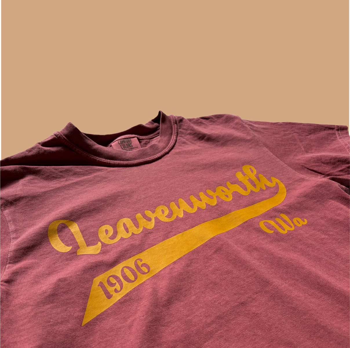 Leavenworth 1906 Collegiate Brick Tee