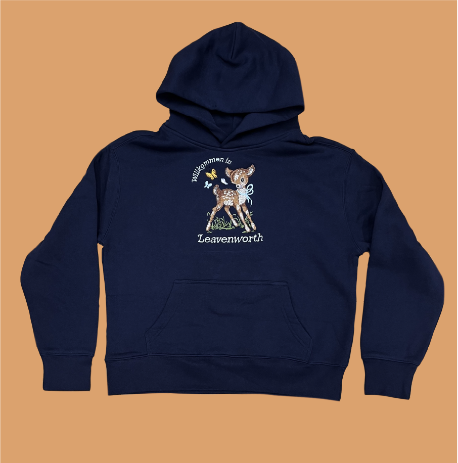 Willkommen in Leavenworth Ladies Hoodie