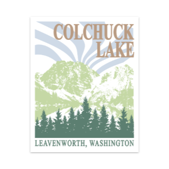 Colchuck Lake Sticker