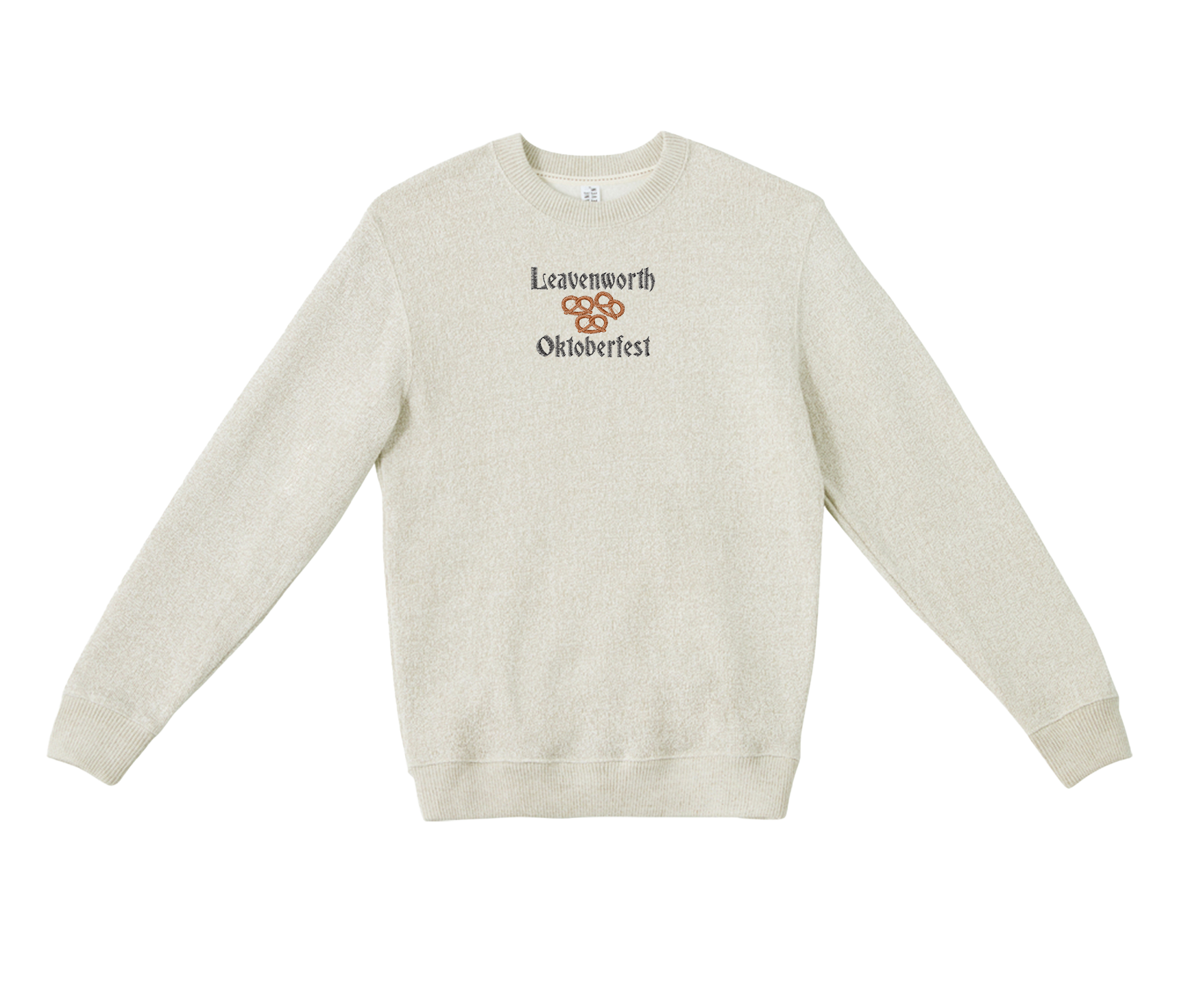 Embroidered Leavenworth Pretzel Crewneck