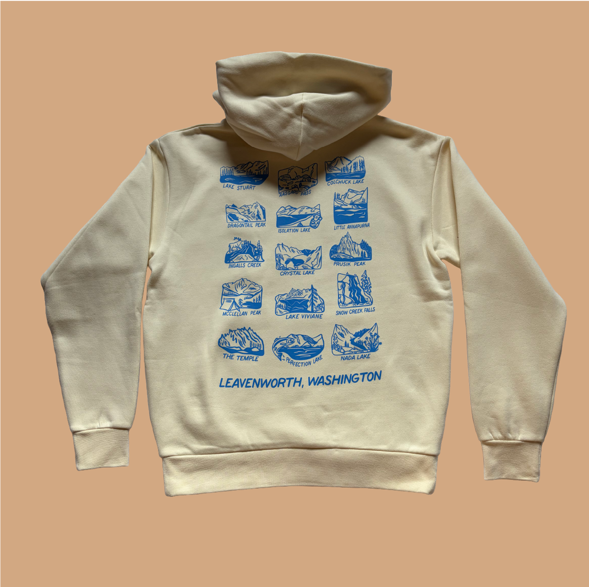 The Enchantments Ivory Bone Heavyweight Hoodie