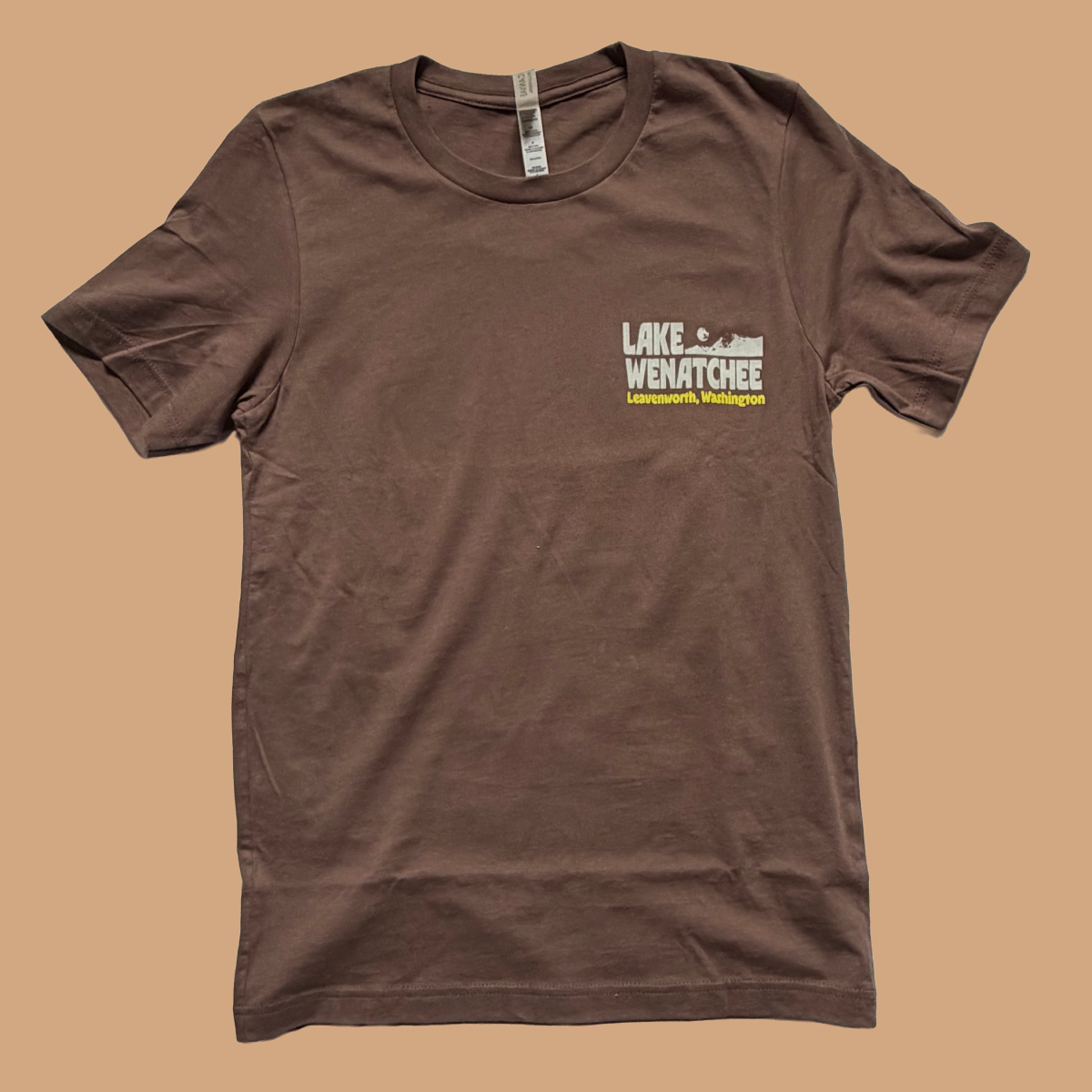 Lake Wenatchee Brown Tee