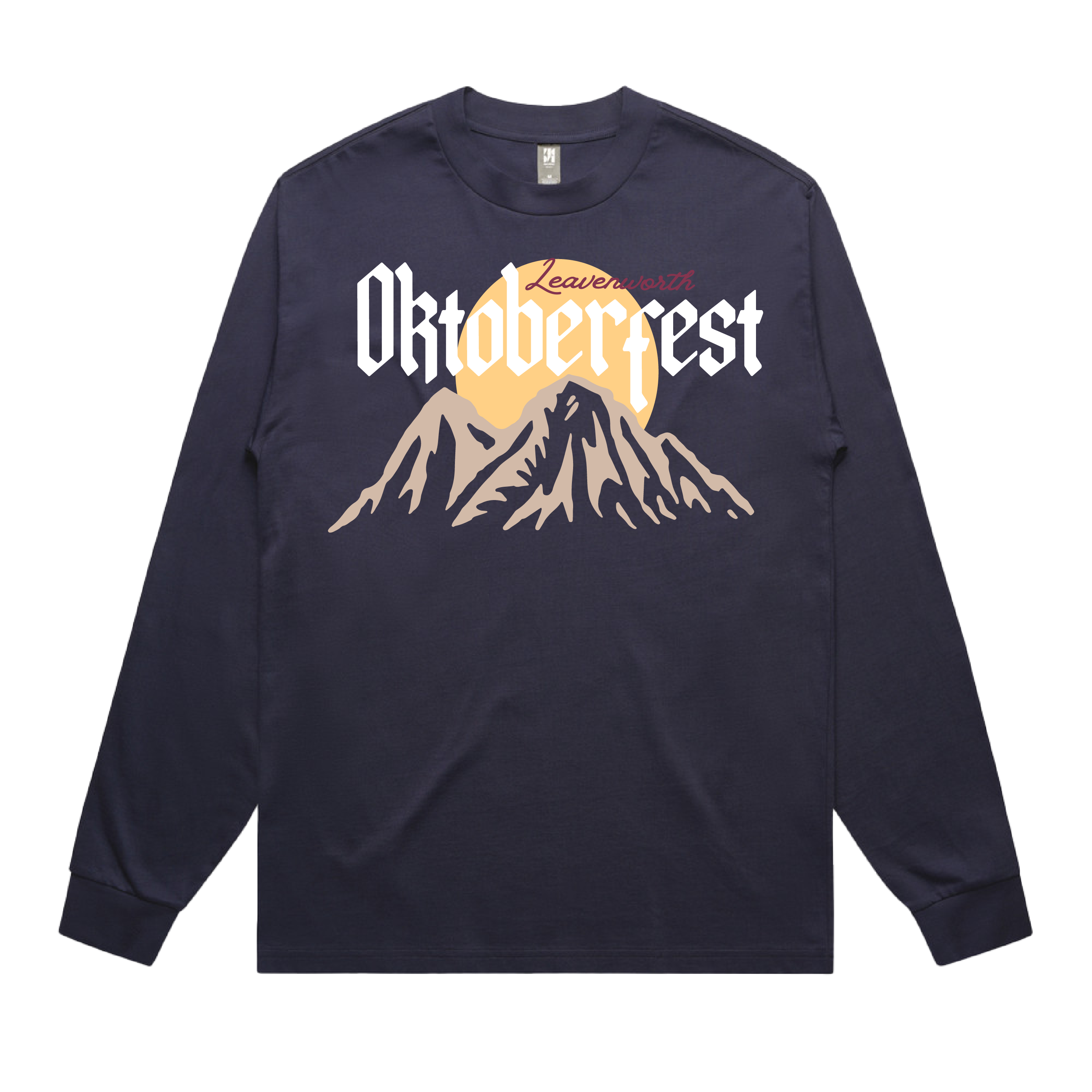 Leavenworth Oktoberfest Mountain Long Sleeve Heavy Tee