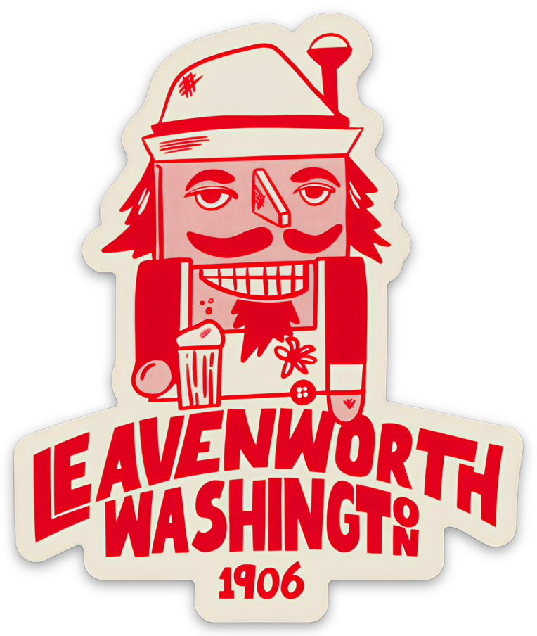 Leavenworth Nutcracker Sticker